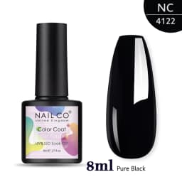 NAILCO 15ml Gel Nail Polish Semipermanente Varnishes Lacquer Esmalte Black White Color UV Lakiery Hybrydowe Vernis Gellak Polish