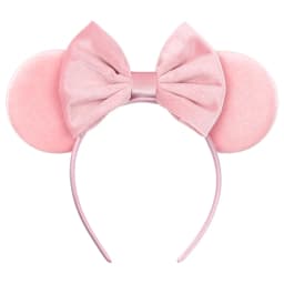 1pc Elegant Velvet Hair Accessory Fashion Solid Color Mickey Mouse Ear Headband For Wear Party Theme Parks Women Headband