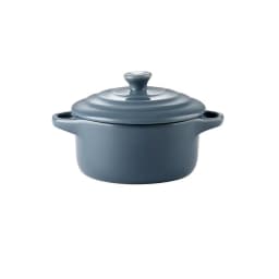 JUSTINLAU Ceramic Double Ear Bowl Mini Ceramic Glazed Baking Bowl Breskfast Steamed Egg Pudding Bowl Soup Bowls Microwave Oven