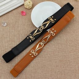 New Plain Waistband Leather Belt Simple Design Belt Thin Belt Decorative Dress Sweater Coat Waist Small Belt Fashion