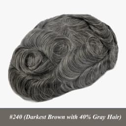 0.02-0.03MM Toupee Men Truly Ultra-Thin Microskin Male Hair Prosthesis Premier Toupee for Men Men's Wig 100% Human Hair System