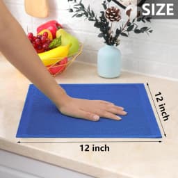1/6Pcs Hot-selling Pure Cotton Honeycomb Kitchen Square Towel Set Easy To Clean with Hook Waffle 30*30cm