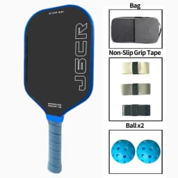 J6CR Pickleball Paddle CFC Carbon Fiber Foam Core Dynamic PowerFlex Rough Surface Power Rebound 5th Gen USAPA Approved