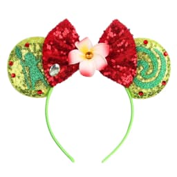 Fashion Moana Ears Headbands For Kid Hook Bow Maui Hair Accessories Women Frangipani Flowers Hairband Girl Spiral Conch Headwear