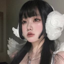 Y2K Angel Wing Soft Plush Ear Keep Warmer Winter Earmuffs For Women Outdoor Earflap Protection Ear Cover