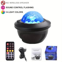 LED Star Galaxy Projector, Starry Sky Night Light For Home Bedroom Decoration Kids Valentine's Gift