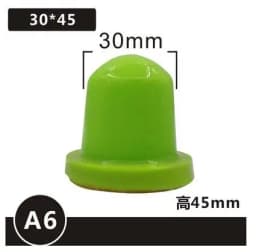Green Color Non Stick Dust Resistant Anti-static Pad Printing Adhesive Head Pad Rubber Head with Shipping Cost