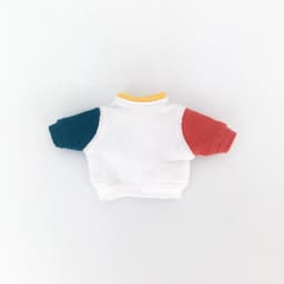 Ob11 Doll Clothes Solid Color Striped Hoodie T-Shirt With Long Sleeves Accessories For Bjd,Gsc,Obitsu11, Molly, Ymy, P9, GsC