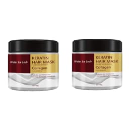 Keratin Hair Mask with Collagen, Hydrates & Moisturizes for Dry Damaged Hair, Enhances Softness, Shine & Elasticity