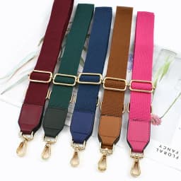 1Pc Deepeel 3.8cm Wide Cotton Canvas Bag Strap Adjustable 80-130cm Replacement Crossbody Shoulder Straps for Handbag Purse Totes