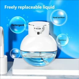 Homefish Automatic Soap Dispenser Smart Dishwashing Liquid Wall-Mounted Hand Soap Foam Dispenser Small Large-Capacity