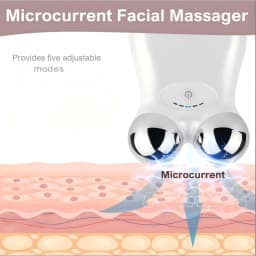 5 in 1 Microcurrent Facial Massager EMS Face Roller Device Skin Care Tool Skin Tightening Machine for Facial Skin Rejuvenation