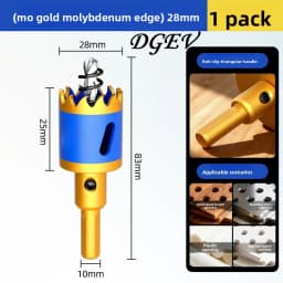 Woodworking Hole Saw Set, Electric Drill Dedicated Hole Saw Drill Bit, Wood Board, Stainless Steel, Gypsum Board Drilling Tool