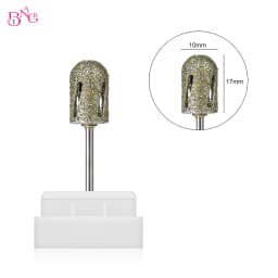 BNG Diamond Pedicure Cone Bit for Cracked Skin Corns Callus Removal Feet Filing Tool 3/32" Rotary Burrs Nail Pedicure Drill Bits