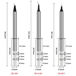 GVDA GD300 Soldering Iron Tips Heated Solder Head Soldering Station Replacement Tips Soldering Iron Sting Welder Iron Tips
