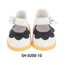5.5CM PU Leather Mini Doll Shoes For 14 Inches American Doll Boots Hollowing Heart Bow Shoes For 35Cm Baby Girl,Lise,Nancy Dolls
