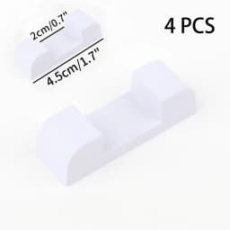 1Pcs White 3D Floating Display Case Stands Holder Plastic Suspension Storage for Pendant Necklace Bracelet Ring Jewelry Case