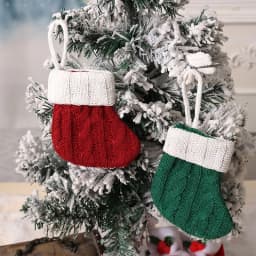 Christmas Stocking Personalized Christmas Knitted Stocking Gift Bag Hanging On The Bedhead/Christmastree Christmas Socks Pendant