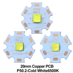 DC3V/6V/12V LED 20W XHP50 XHP50.2 second generation 5050 SMD COB Diode Beads Cold Neutral White 6500K 4500K Head/Flashlight