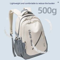 Large Capacity Lightweight and Simple Travel Canvas Backpack, Nylon Waterproof Casual Backpack, 15/16 Inch Laptop Backpack