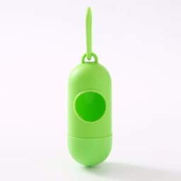 Portable Pet Waste Bag Dispenser Pill Shape Bullet-Shaped Garbage Box Cats Dogs Poop Extractive Clean-up Bags Outside Walking