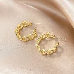 Retro Metallic Gold Color Multiple Small Circle Pendant Earrings 2022 New Jewelry Fashion Wedding Party Earrings For Woman