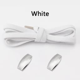 1Pair Elastic Laces Sneakers New Lock Flat Shoelaces Without ties Kids Adult No Tie Shoelace Rubber Bands Shoes Accessories