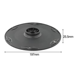 Robot Lawn Mower Disc Blade for 305 310 315x 405 410 415x 535 Models For AWD 585296901 Compatible for Consistent Lawn Cutting