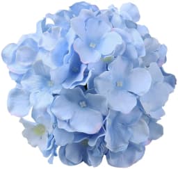 10 PACKS Silk Hydrangea Flowers Artificial Flowers Heads Full Hydrangea with Stems for Wedding Home Party Shop Baby Shower Decor