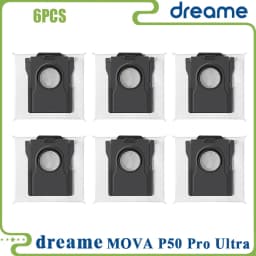 Fit For (Dreame X40 Ultra / L40 Ultra, MOVA P50 Pro Ultra /P10 Pro Ultra) Main Roller Tricut Brush Filter Mop Cloth Dust Bag