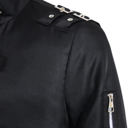 Michael Jackson cosplay Costume BAD Punk Jacket Black Slim BAD Jacket Costume Clothing for Man Adore Stars Impersonator
