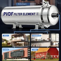 1500L-2500L Large Water Volume for Direct Drinking Stainless Steel Household House Kitchen Tap Water Filter