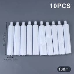 10 Pcs Empty Aluminum Paint Tubes 30/60/100 Ml Paint Tubes For Storing Paint Acrylic Watercolors Gouaches Oils And Making Paint