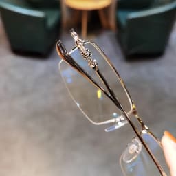 0 To -6.0 Myopia Glasses Anti Blue Light/ Photochromic Versatile Men's Business Glasses Half Frame Myopia Glasses