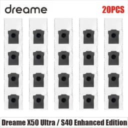 Dreame X50 Ultra / S40 Enhanced Edition Vacuum Parts Main Roller Side Brush Hepa Filter Mop Cloth Dust Bag