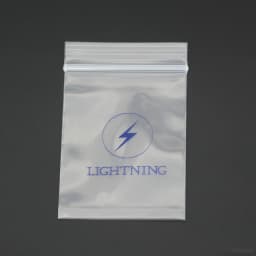 Starose 100Pcs New Print Black Light Plastic Bags Ziplock 6x4cm Clear Bags for Ring Piercing Jewelry Packaging Thickness 0.07mm