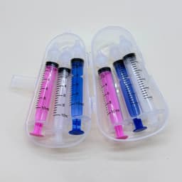 10ML Baby Nasal Syringe Set with 5 Silicone Heads Baby Nasal Aspirator Qucik Syringe Nose Cleaner Rinsing Tools for Infant Kids