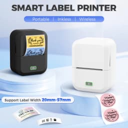 X2 Label Paper Roll Adhesive Label Sticker Tape 40*30mm 50*30mm Compatible Marklife P50 Phomemo M110 M220 200 E210 Label Printer