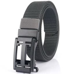 Unisex Tactical Belt 4 mm Thick 3.5 cm Wide Casual Canvas Belt Outdoor Alloy Automatic Buckle Belt