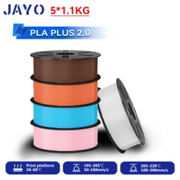 JAYO 5.5KG 3D PETG / High Speed Matte PETG / PLA Classic Printer Filament 1.75mm 3D Printer Filament Neatly Wound PETG for 3D