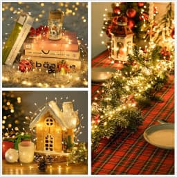 18M 500LED Cluster LED String Fairy Lights Copper Wire Outdoor Christmas Tree Light Garland For New Year Street Home Party Decor