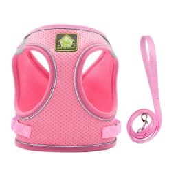 Dog Harness Small Medium Sized Dog Vest Style Leash Reflective Puppy Summer Breathable Harnesses Pet Supplies Dog Collar Corgi