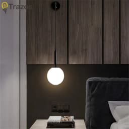 Modern Simple Aluminum Acrylic Wall Lamp Nordic Creative LED Luxury Living Room Bedroom Bedside Wall Lamp Lighting