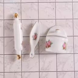 Dollhouse Mini Scene Pocket DIY Ceramic Supplies Ceramic Desk Lamps Decor Accessories Living Room Furniture Decoration Toys