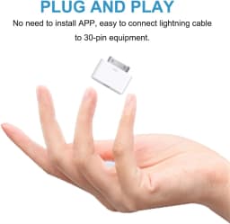 USB C Lighting To 30Pin Adapter Type-c 8Pin To 30 Pin Charging Sync Converter for IPhone 4 4S IPad 2 3 IPod Touch Charger Cord