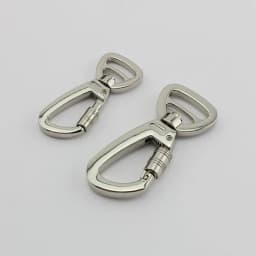 2-30PCS 16/21mm Silver Metal Detachable Snap Hook Trigger Clips Buckle for Leather Strap/ Belt Keychain Webbing Pet Leash Hooks