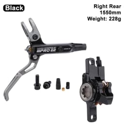 Bicycle Hydraulic Disc Brake 2 Piston MTB Brake Caliper IIIPRO E2 Mountain Bike Brake Oil Pressure 800/1550mm Front Rear Brake