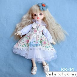1/6 Bjd DOLL Clothes 30cm Toys Accessories New Style Wear Plaid Skirt Fashion Dress Up With Headwear For Girl Princess Dress