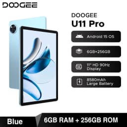 DOOGEE U11 Pro 2in1 PC Tablet 30GB(6+24) 256GB 11" 8580mAh Battery Dual Speakers Unisoc T7200 Android 16 Tablet Widevine L1