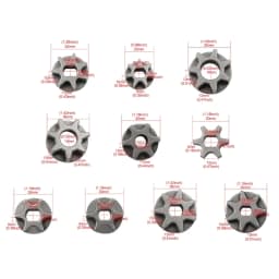 M10 M14 M16 Sprocket Chain Saw Gear for Grinder Replacement Gear Chainsaw 7/6/3 Tooth Electric Bracket Power Tool M4YD